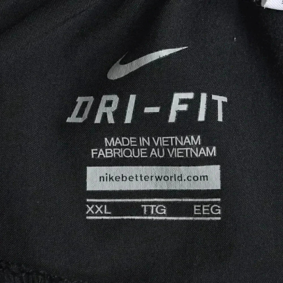 Nike Running Pants Dri-Fit Wide Leg Straight Black Athletic Size XXL - Picture 8 of 12